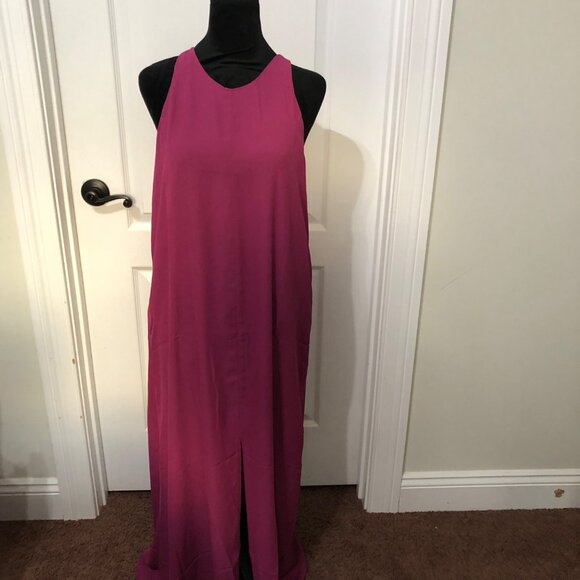 Three Eighty Two Women's Magenta Sleeveless Maxi Dress Size Medium‎ NWT - Picture 2 of 9